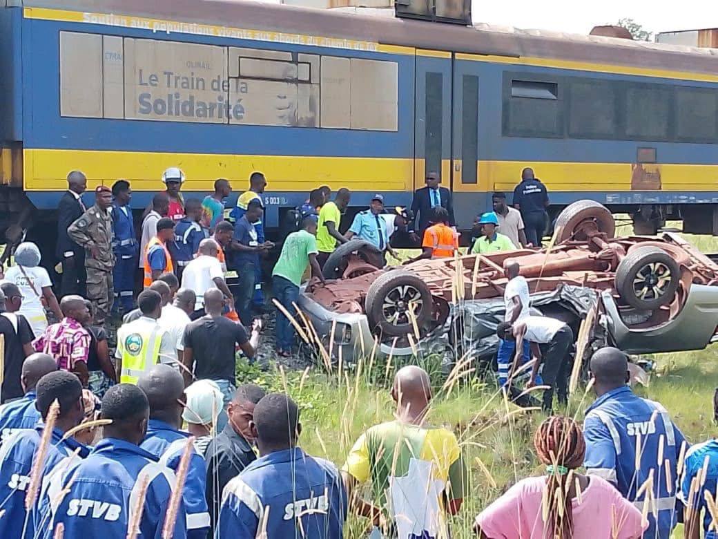 Franceville : Collision entre un train et un véhicule